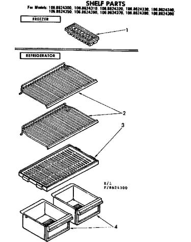 Shelf parts
