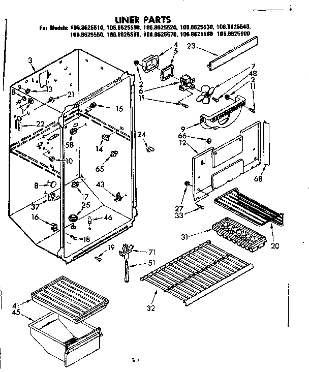 Liner parts