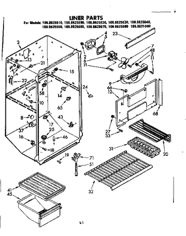 Liner parts