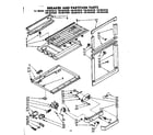 Kenmore 1068625580 breaker and partition parts diagram