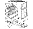 Kenmore 1068627320 breaker and partition parts diagram