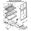 Kenmore 1068627380 breaker and partition parts diagram