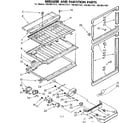 Kenmore 1068627381 breaker and partition parts diagram