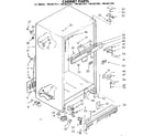 Kenmore 1068627441 cabinet parts diagram