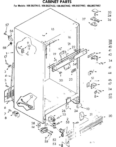Cabinet parts