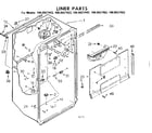 Kenmore 1068627442 liner parts diagram