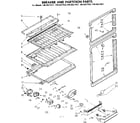Kenmore 1068627412 breaker and partition parts diagram