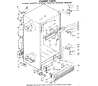 Kenmore 1068627413 cabinet parts diagram