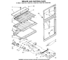 Kenmore 1068627423 breaker and partition parts diagram