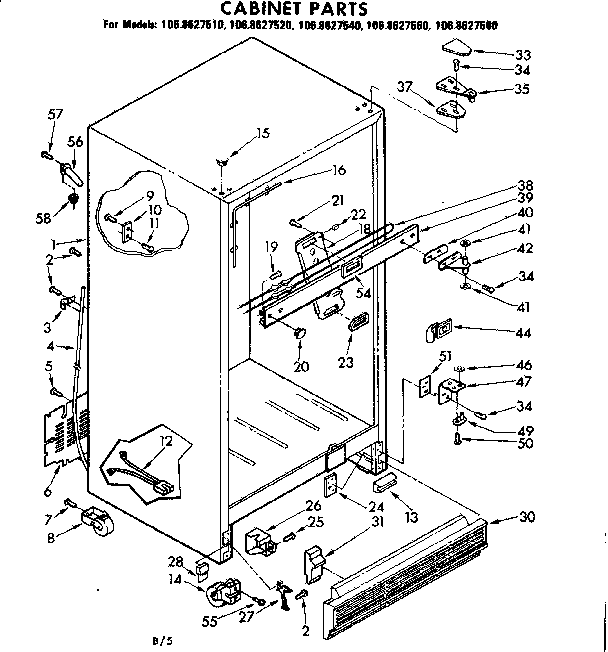 CABINET PARTS