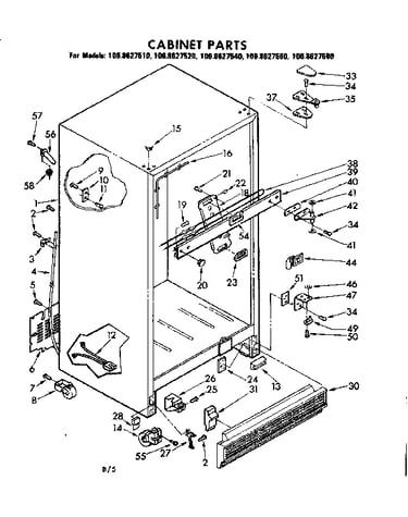 Cabinet parts