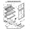Kenmore 1068627580 breaker and partition parts diagram