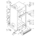 Kenmore 1068627690 cabinet parts diagram