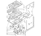 Kenmore 1068627680 compartment separator & control parts diagram