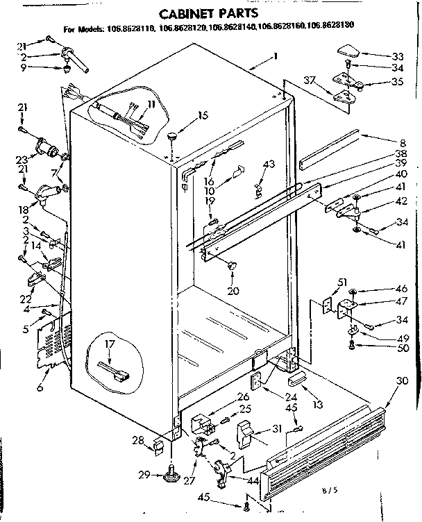 CABINET PARTS