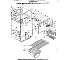 Kenmore 1068628140 liner parts diagram