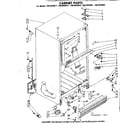 Kenmore 1068630560 cabinet parts diagram