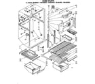 Kenmore 1068630560 liner parts diagram