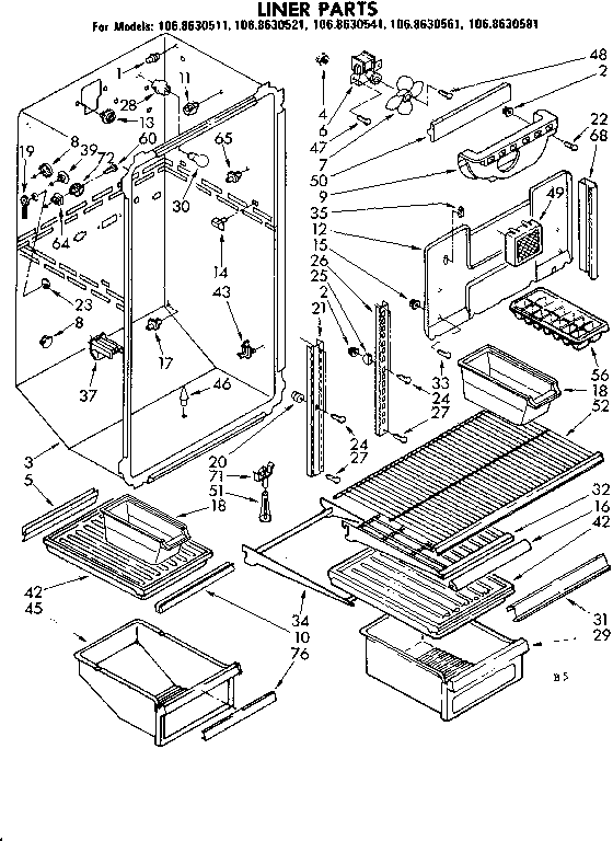 Liner parts