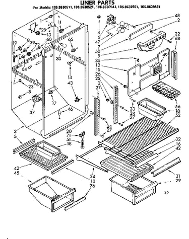 Liner parts