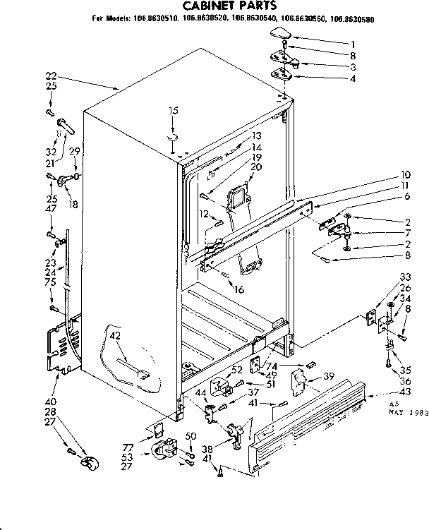 Cabinet parts