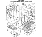 Kenmore 1068630541 liner parts diagram
