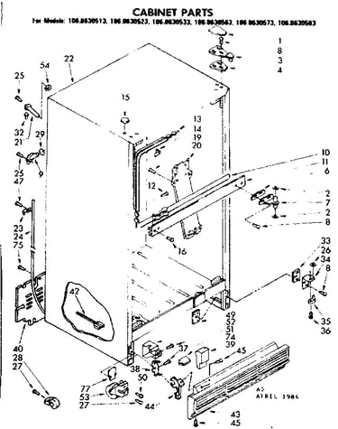 Cabinet parts