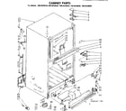 Kenmore 1068630680 cabinet parts diagram