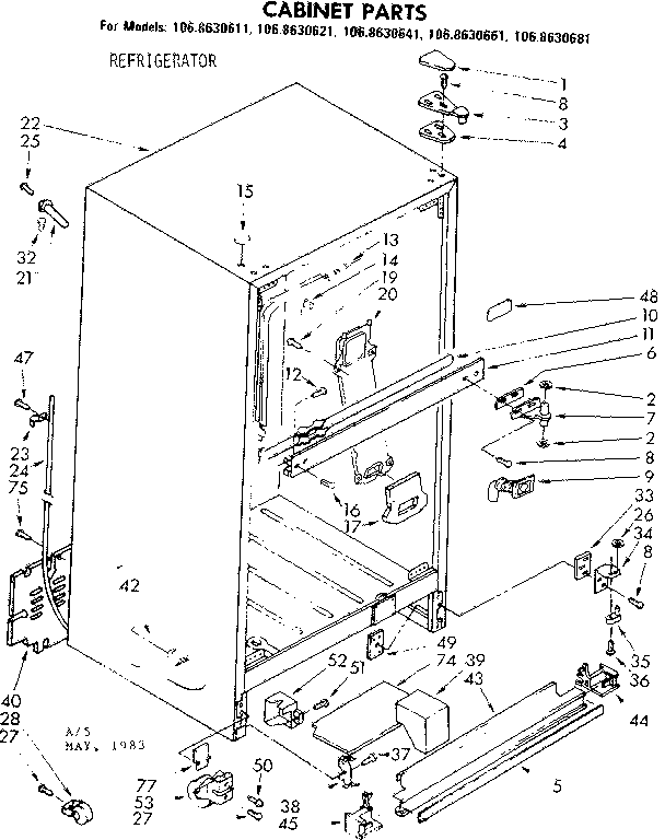 Cabinet parts