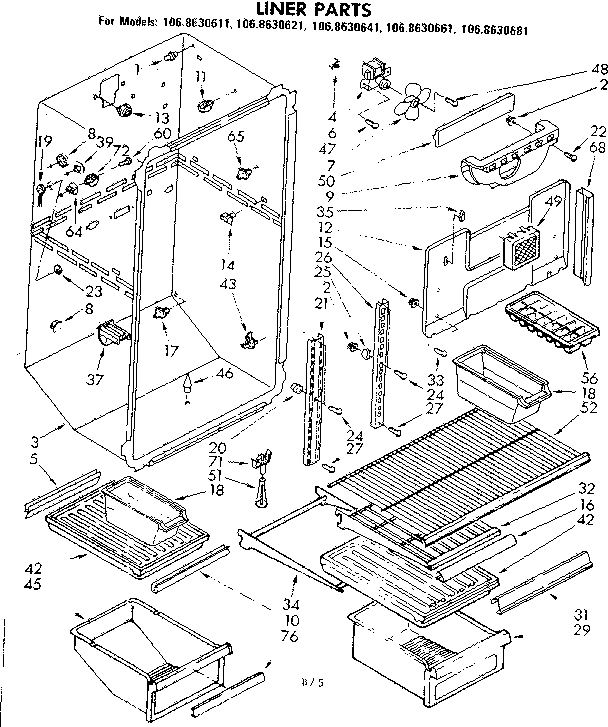 Liner parts