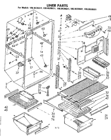 Liner parts