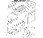 Kenmore 1068630661 breaker and partition parts diagram