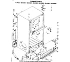 Kenmore 1068630683 cabinet parts diagram