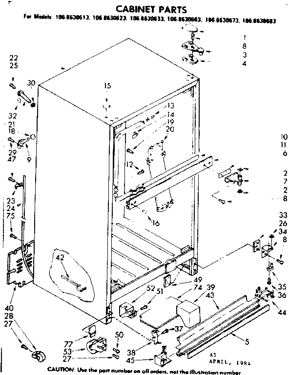 Cabinet parts