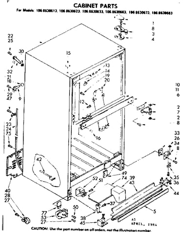 Cabinet parts