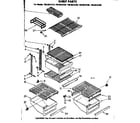Kenmore 1068632220 shelf parts diagram