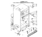 Kenmore 1068632261 cabinet parts diagram
