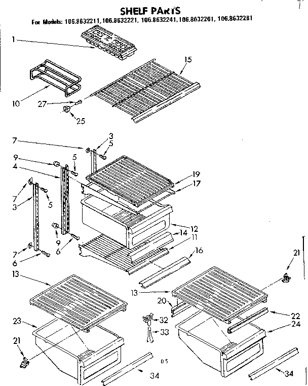 SHELF PARTS