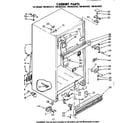Kenmore 1068632222 cabinet parts diagram
