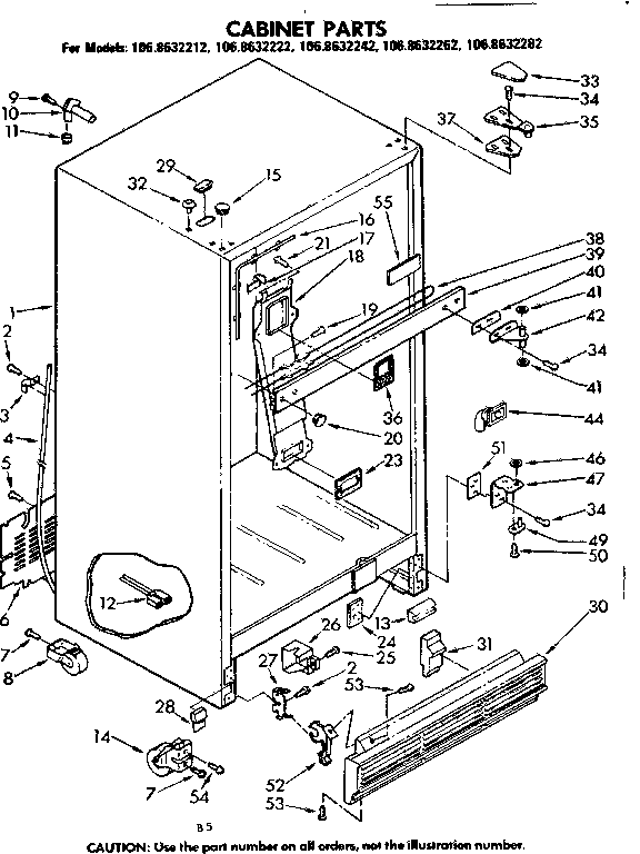 Cabinet parts
