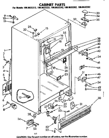 Cabinet parts