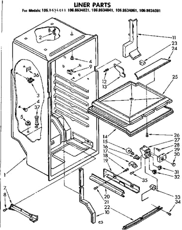 Liner parts