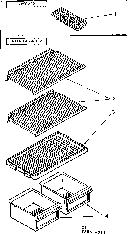 SHELF PARTS
