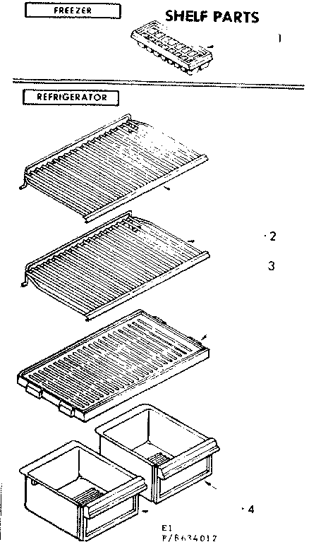 SHELF PARTS