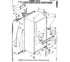 Kenmore 1068634380 cabinet parts diagram