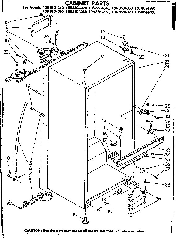 Cabinet parts