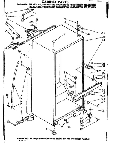 Cabinet parts