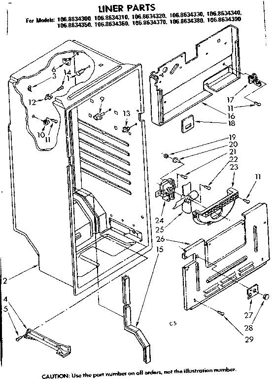 Liner parts