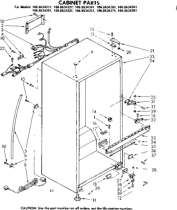 Cabinet parts