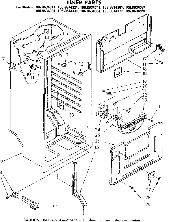 Liner parts